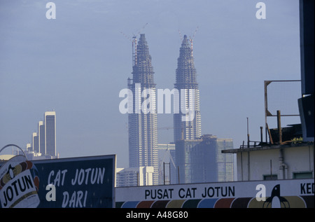 Tour 1242 Kuala Lumpur, en Malaisie, le bâtiment le plus haut du monde 1996 Banque D'Images