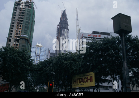 1242 Les tours jumelles de Kuala Lumpur Banque D'Images