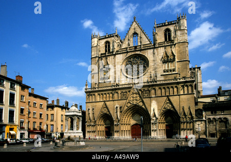 Cathédrale française Vienne France Rhone Banque D'Images