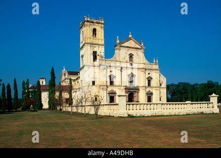 Cathédrale Se / Old Goa Banque D'Images
