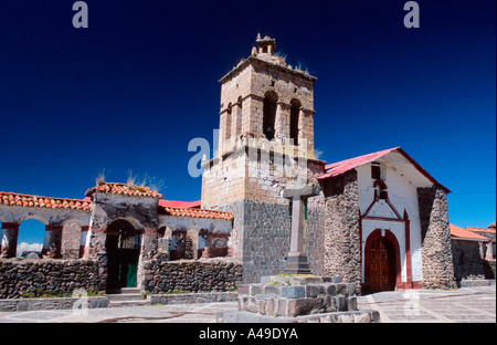 Church / Chucuito / Kirche Banque D'Images