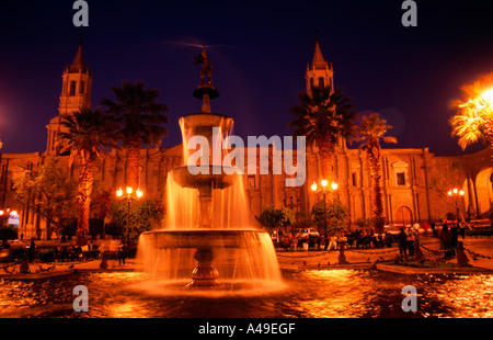 Plaza de Armas / Arequipa Banque D'Images