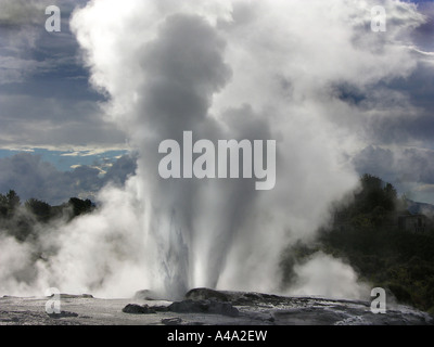 Whakarewa Geysir, Nouvelle-Zélande, parc national Abel Tasman Banque D'Images