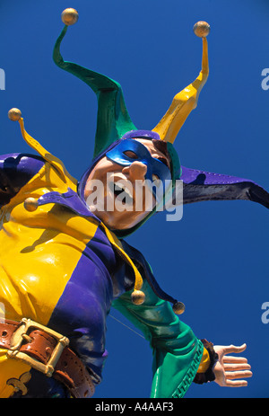 Caractère du Mardi Gras, La Nouvelle-Orléans, Louisiane, Etats-Unis Banque D'Images