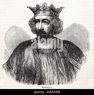 Édouard I 1239 1307 la couronne du roi barbe royal English England UK Royaume-Uni GB Grande Bretagne Banque D'Images
