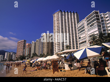 Playa Icacos, Acapulco, Mexique Banque D'Images