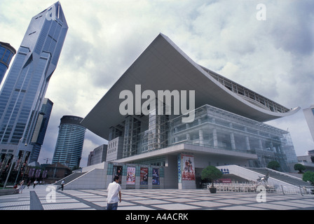 Asie Chine Shanghai Grand Theatre Banque D'Images