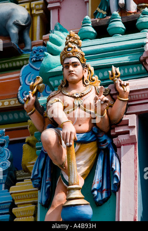 Image de Temple Kapaleeswarar à Chennai Inde avec statue de seigneur Shiva Banque D'Images