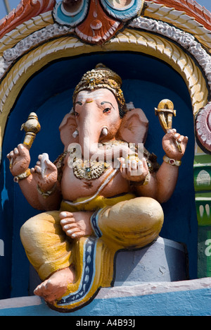 Image de Ganesha à Kapaleeswarar Temple à Chennai Inde Banque D'Images