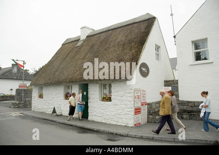 Homme tranquille Heritage cottage, Cong, dans le comté de Mayo, Irlande Banque D'Images