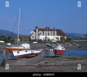 Porlock Weir sur la côte du Somerset UK May Banque D'Images