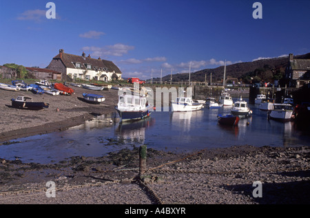 Porlock Bay sur le canal de Bristol Somerset. XPL 4717-442 Banque D'Images