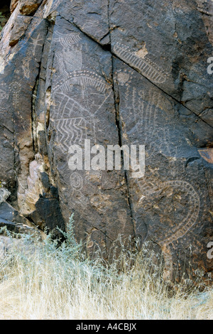Parowan gap pétroglyphes, Utah