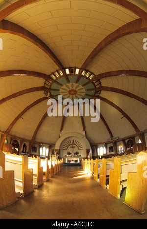 Territoires du Nord-Ouest Inuvik Canada église Igloo Eglise Notre Dame de la Victoire Banque D'Images