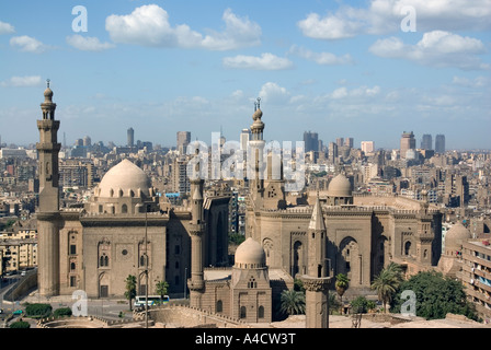 Sur le Caire depuis la citadelle Banque D'Images