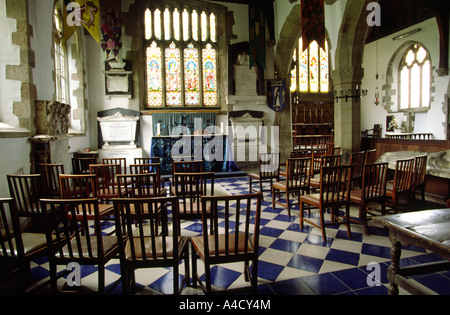 UK Gloucestershire Newland église cathédrale de l'intérieur de la forêt Banque D'Images