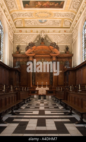 Chapelle - Trinity College - Oxford Banque D'Images