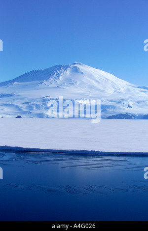 Mont Erebus de Mc Murdo Sound mer de Ross en Antarctique Banque D'Images