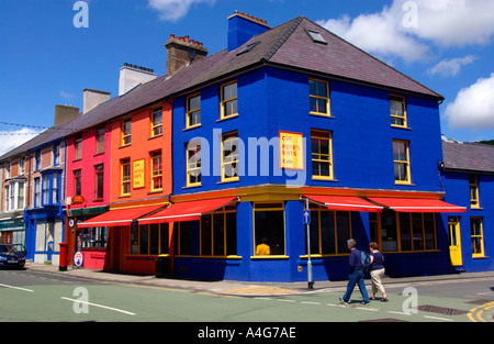 Mange Petes Cafe à Llanberis Gwynedd Snowdonia centre ville au nord du Pays de Galles UK Banque D'Images