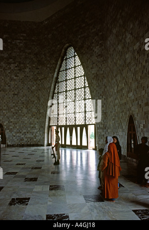 Karachi Pakistan Sind intérieur Jinnahs tomb Banque D'Images