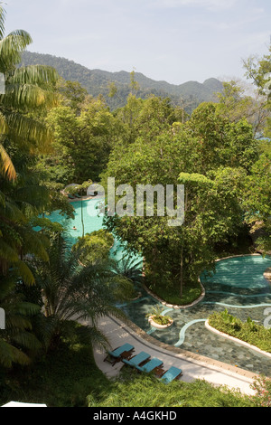 La Malaisie Kedah Langkawi Andaman Datai Bay Resort piscine Banque D'Images