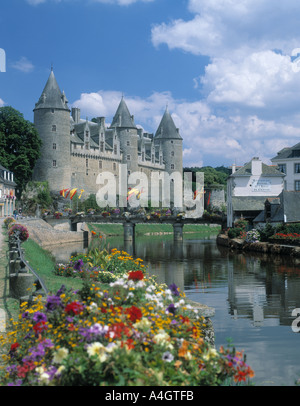 Josselin Morbihan Bretagne France Banque D'Images