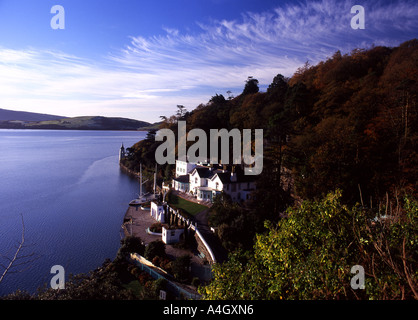 Portmeirion Fantasy village près de Porthmadog Gwynedd North Wales UK Banque D'Images