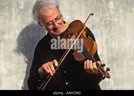 Fiddler amusant sur les rues de St Augustine Florida USA Banque D'Images