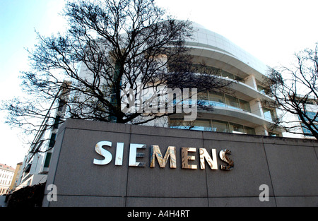 La société de technologie de l'AC Siemens à Munich, Allemagne. Banque D'Images