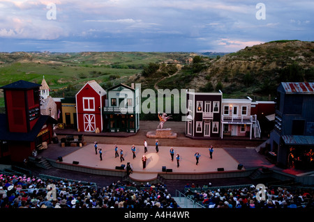 La encore de Medora dans Medora Dakota du Nord Banque D'Images