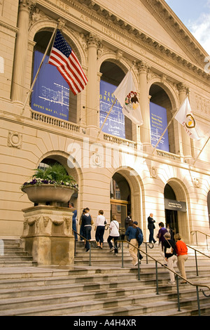 Entrée principale de l'Art Institute de Chicago, dans l'Illinois Banque D'Images
