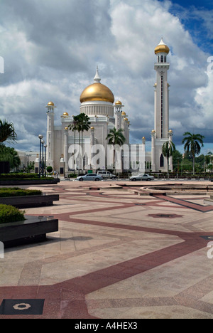 Bandar Seri Begawan Brunei capitale des Sultans la mosquée Omar Ali Saifuddien Asie du sud-est Banque D'Images