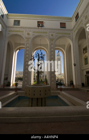 Beau bâtiment colonial dans le quartier italien, Tripoli, Libye Banque D'Images