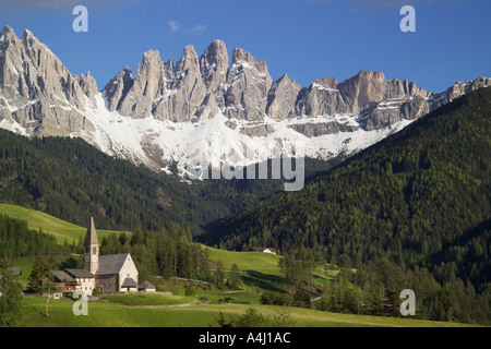 St Maddalena 'Val di Funes' Alto Adige Trentino Italie Banque D'Images