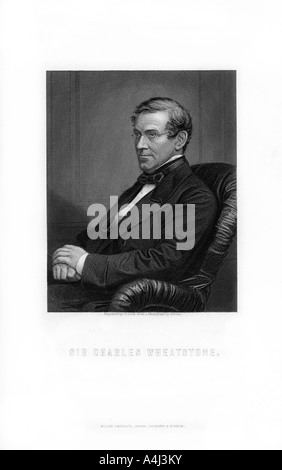 Sir Charles Wheatstone, l'inventeur britannique, (1899).Artiste : C cuire Banque D'Images