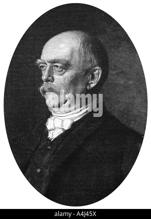 Otto von Bismarck, duc de Lauenburg, homme d'État allemand, (1900). Artiste : Inconnu Banque D'Images