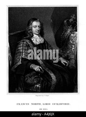 Francis Nord, 1er baron Guilford, (1823).Artiste : John Samuel Agar Banque D'Images