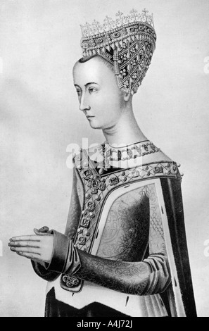 Marguerite d'Écosse, c 1483, (1910). Artiste : Inconnu Banque D'Images