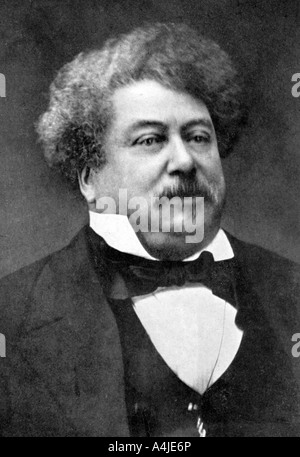 Alexandre Dumas, auteur français du xixe siècle, (1902). Artiste : Inconnu Banque D'Images