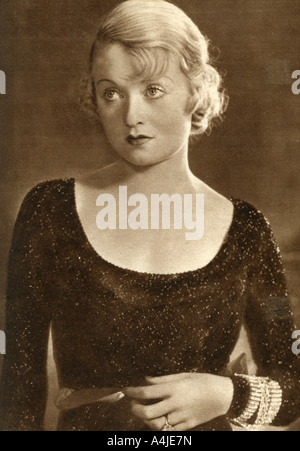 Constance Bennett, actrice américaine, 1933. Artiste : Inconnu Banque D'Images