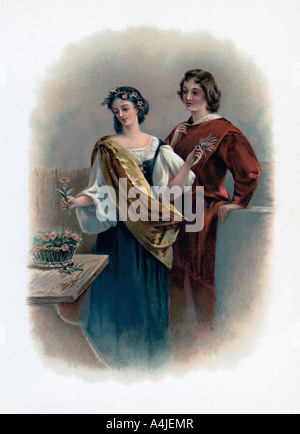 'Florizel et Perdita', 1891. Artiste : Inconnu Banque D'Images