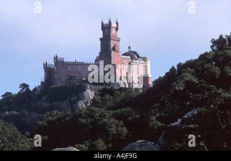 Palais de Pena, Sintra, région de Lisbonne, Portugal Banque D'Images