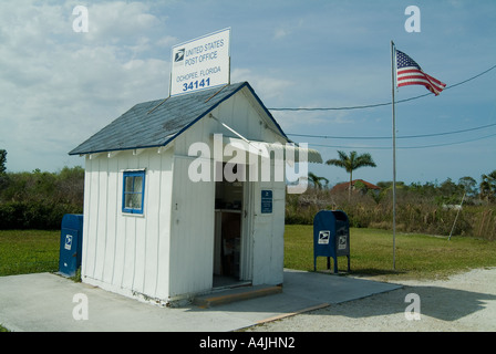 Nous le plus petit bureau de poste, Ochopee, Floride Banque D'Images