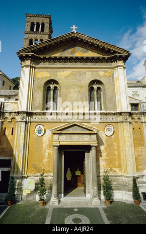 Italie Rome l'église de Santa Pudenziana Banque D'Images