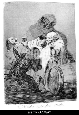 Personne n'a vu 'nous', 1799. Artiste : Francisco Goya Banque D'Images