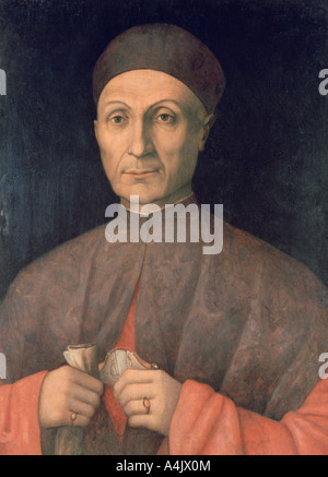 'Portrait de chercheur', c1450-1507. Artiste : Giovanni Bellini Banque D'Images