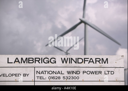 Lambrigg wind farm près de Kendal Banque D'Images