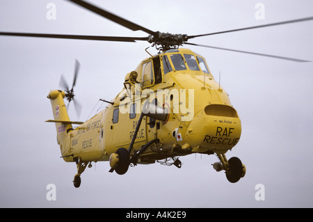 Wessex RAF Hélicoptère de sauvetage en mer de l'air Royaume-uni Angleterre Norfolk Banque D'Images