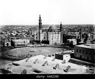 Vue générale du Caire, Égypte, 1878. Artiste : Félix Bonfils Banque D'Images