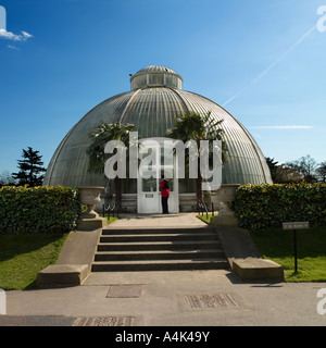 L'entrée ouest de Kew Palm House Banque D'Images